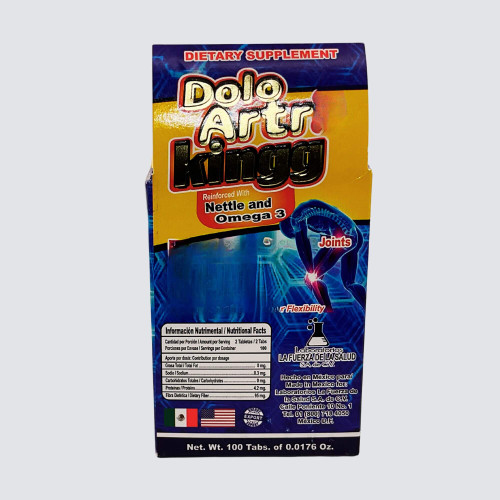 La-Fuerza de Salud DoloArtr-KNG 100 Tabs | Reinforced With Nettle and Omega 3
