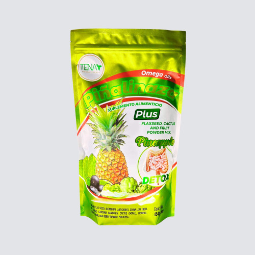 Piñalinaza Plus Flaxseed Cactus and Fruit Detox Powder 16 oz (454 g)