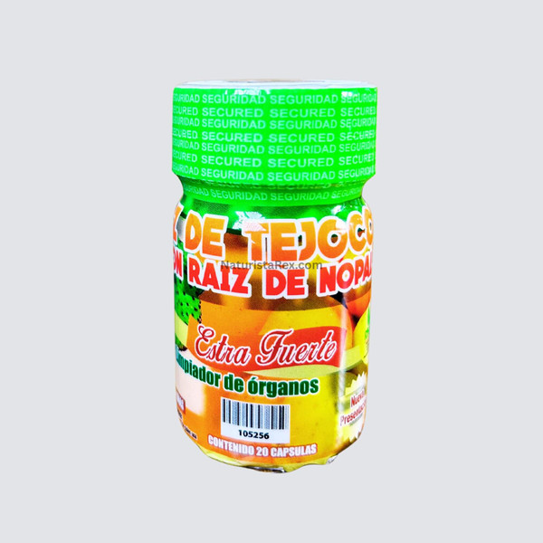 Romis RAIZ de TEJOCOTE Root con Raiz de Nopal 20 Capsules - 20 Day Supply