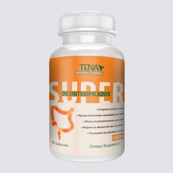 Tena Naturally Gentle Gut Detox (Super Desintoxificador) 90 Capsules