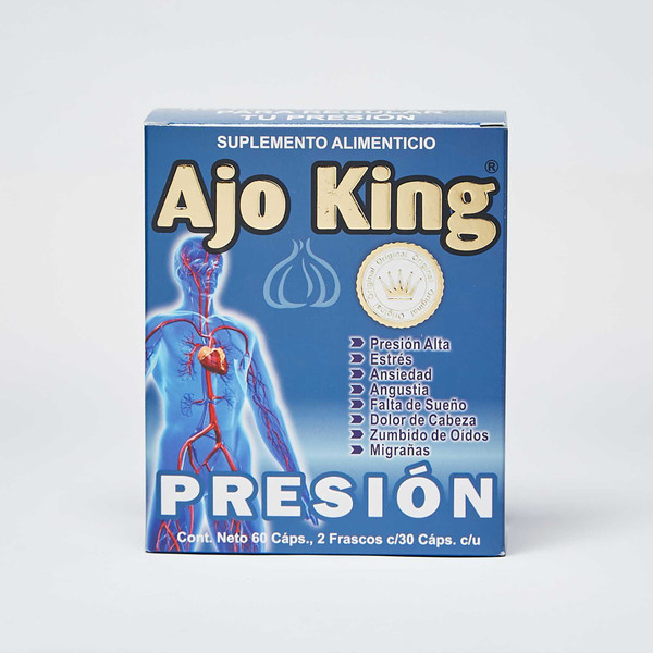 NatuMex Ajo King Pressure (Presión) 60 Caps