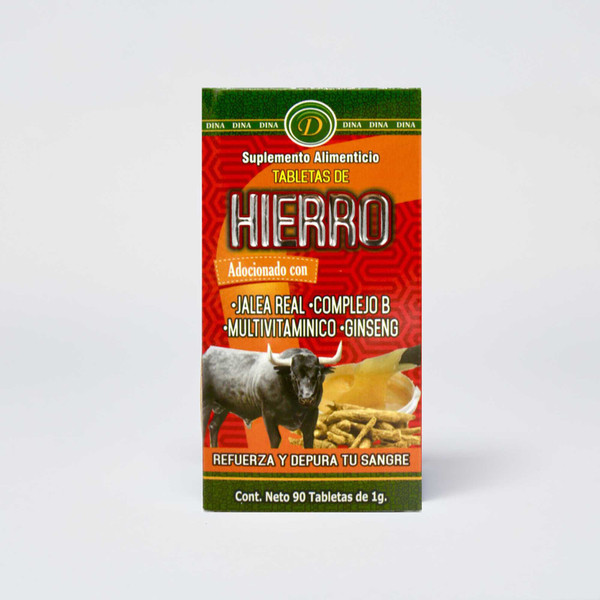 Hierro Multi-Vitaminico Dina 90 Tablets