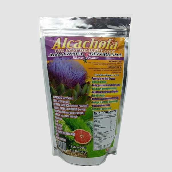 Alcachofa Reforsada Powder the Best Healthy Life 14 Oz Artichoke & Much More