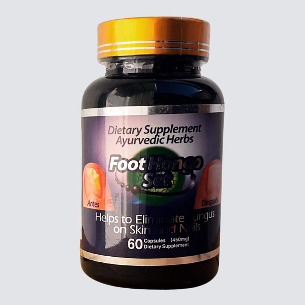 YMEE Life Dietary Supplement Ayurvedic Herbs Foot Fungus Set 60 Capsules (450 mg)