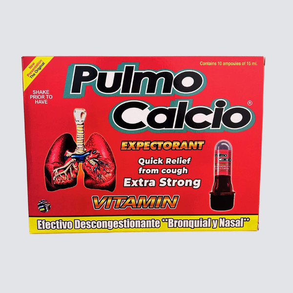 Pulmo Calcio Dietary Supplement - 10 Micro Vials of 15 mL