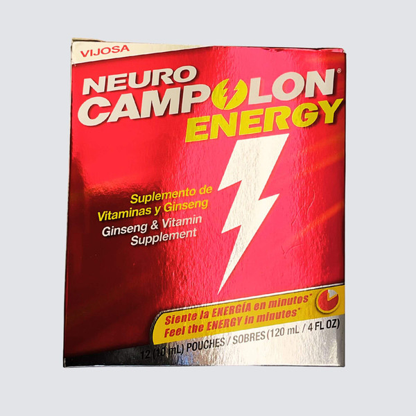 Neuro Campolon Energy | Ginseng & Vitamin Supplement 12 pouches