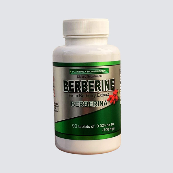 PlantiMex Berberine From Barberry Extract | Dietary Supplement | 90 Tablets