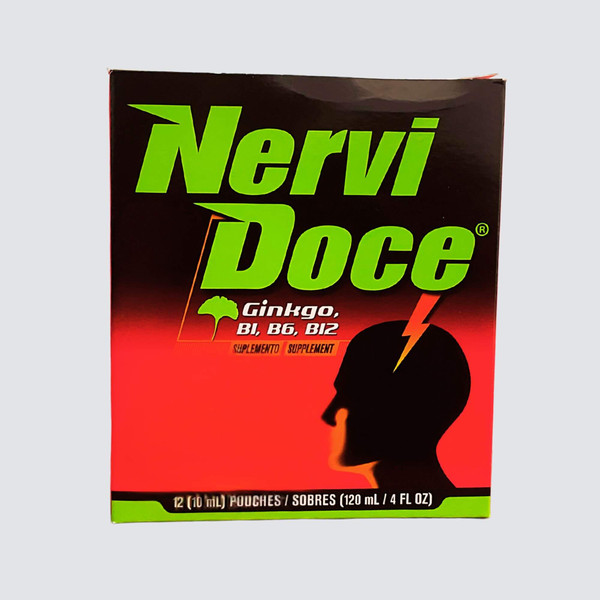 Vijosa Nervi Doce | Ginkgo, B1, B6, B12 |Dietary Supplement | 12 pouches (120 mL)