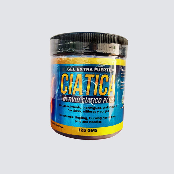 Naturaleza de Mexico Gel Extra Fuerte CIATICA Nervio Ciático Plus 125g 4.4oz Balm