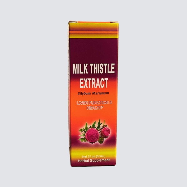 GMJ Milk Thistle Extract | Silybum Marianum | Herbal Dietary Liquid Supplement | 2 fl. oz. (60 mL)
