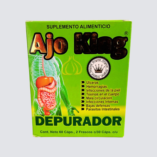 NatuMex Ajo King  Scrubber | (Depurador) | 60 Caps