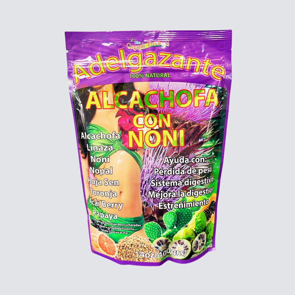 Diaz Organic Products Artichoke with Noni | Alcachofa con Noni 14 oz. (400g)