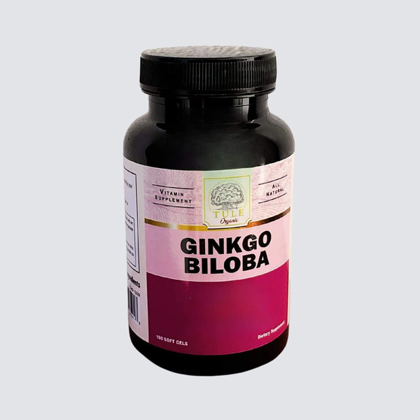 Tule Organic Ginkgo Biloba | 100 Soft Gels