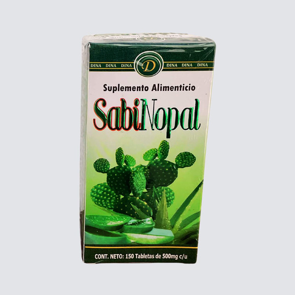 DINA SabiNopal | Dietary Supplement 150 Tablets (500 mg. ea.)