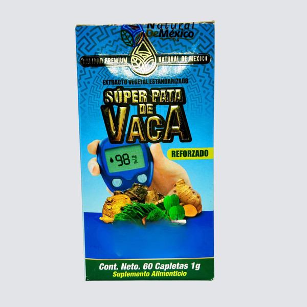 Super Pata de Vaca Reforzado Dietary Supplement 60 Caplets