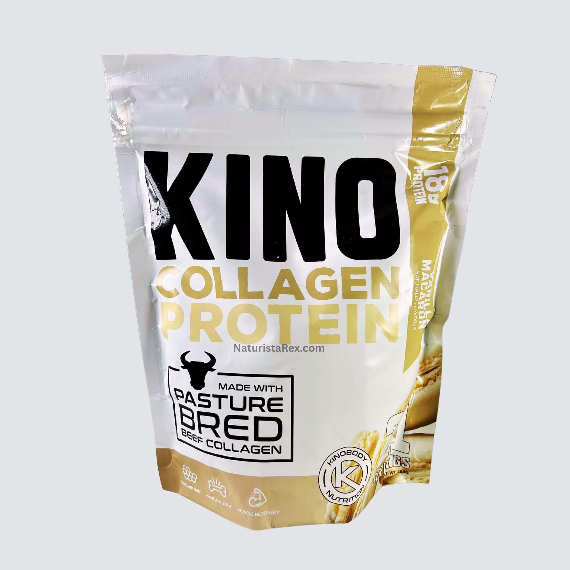 KINO Collagen Protein Powder 18G Protein Vanilla Macaron 21