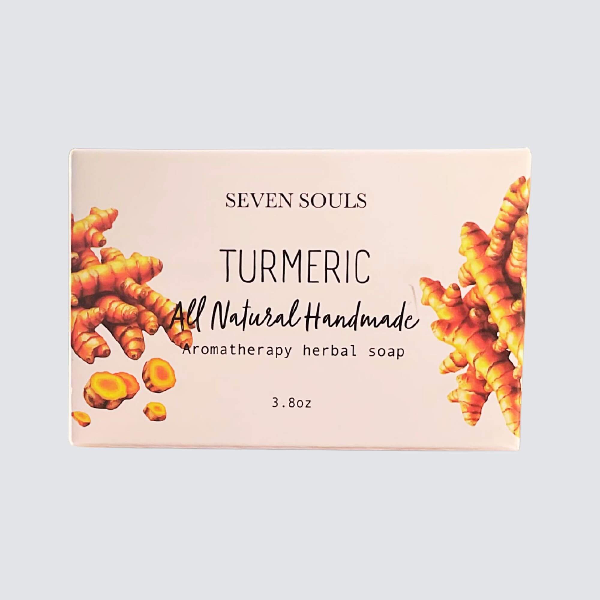 Seven Souls Turmeric All Natural Handmade Aromatherapy herbal soap