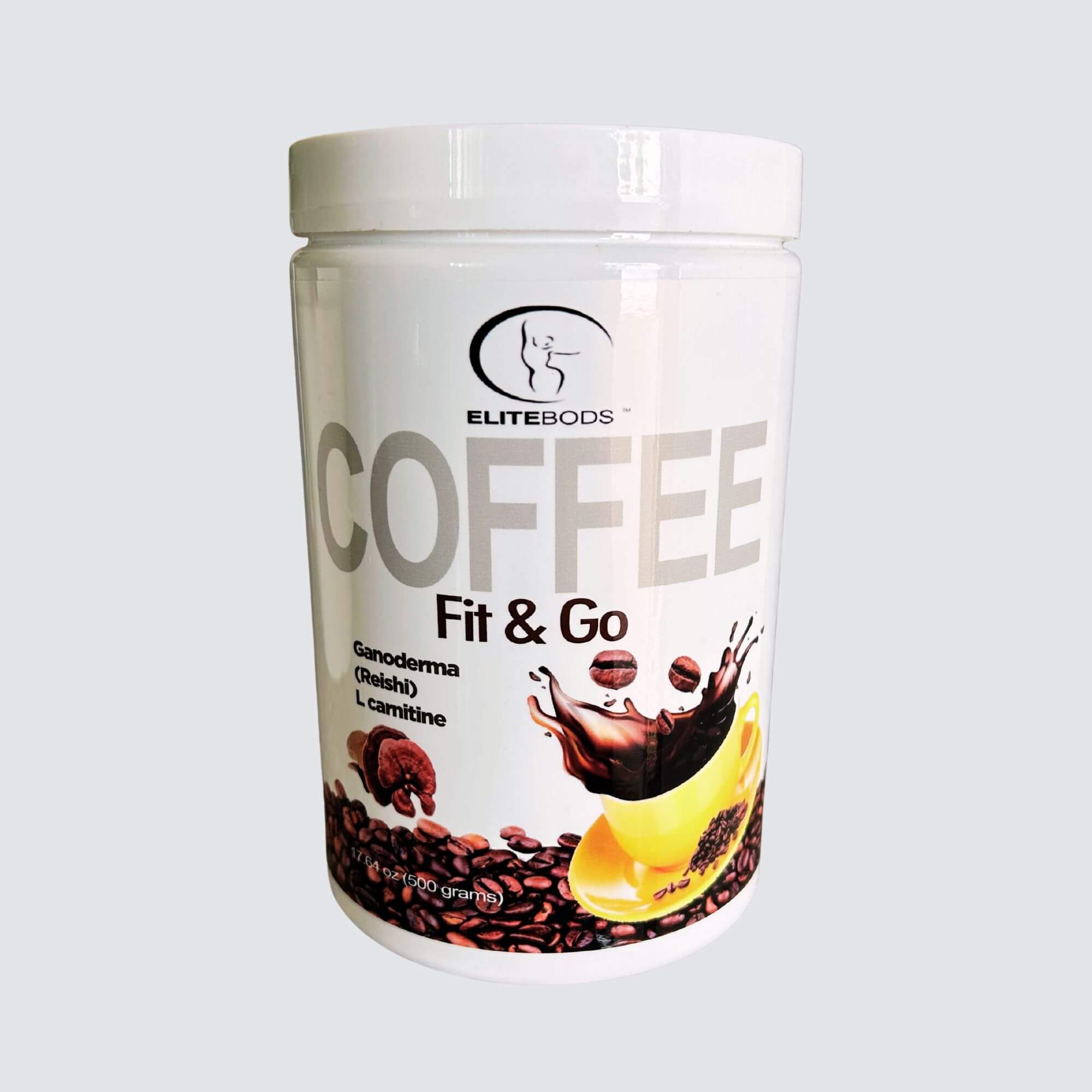reishi green tea with ganoderma and l carnitine Reishi Coffee Fit & Go with Ganoderma & L-caritine Instant Coffee 17.64 oz  (500grams)