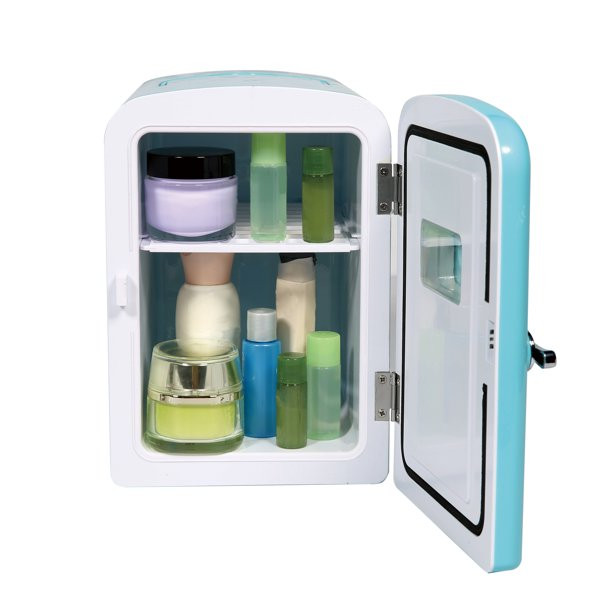 Frigidaire Portable Retro Extra Large 9 Can Mini Fridge Blue