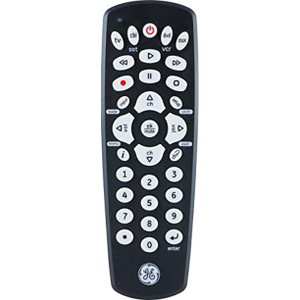 GE 4-Device Universal Remote Control - Black