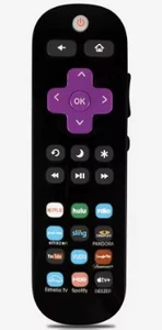 Smart Remote Control RC290 Fit for Roku Stick / Box / TV (TLC, Sharp Onn, Hisense, Toshiba, other Roku Brand TV's)