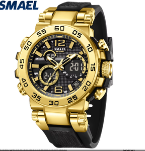Dual Time Sport Watch (Analog /  Digital/ Luminous / Alarm / Calendar / Stop Watch ) - Choose a color