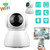 Wireless IP Camera, WiFi HD Home Security Monitoring System, 360 Degree Panoramic View Angle Nanny Cam with Motion Detection, Night Vision, Two-Way Audio for Baby/Elder/Pet