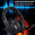 OVLENG Gaming Headset Stereo Adjustable Headphones with Mic, Soft Earmuffs, 3.5mm Jack, Volume Control, Compatible with PS4, Xbox One, Cellphones, Tablets, Android, Mac, PC - Black