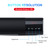Bluetooth 5.0 Wireless & Wired 15.5 inch Soundbar, 3D Surround Sound Home Theater TV Speaker Built-in Subwoofers for PC/Phones/Tablets, 2x5W Bluetooth Stereo Speaker Support USB/AUX/TF Card (Audio Cable not included)