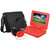 Ematic 7" Portable DVD Player with Matching Headphones and Bag - Colors Red, Black & Purple