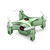 Mini Drone with Camera 480P Wifi FPV Altitude Hold Headless 3D Flip RC Training Quadcopter-Green