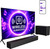 Sound Bar with Wireless Subwoofer, 240W Peak Power, VoiceMX & BassMX, App Control, 2.1ch Soundbar for Smart TV, Adjustable Bass, HDMI, Optical, Bluetooth 6.0, (2026 Model)