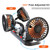 Portable Triple-Head Adjustable Electric Car Fan 12V USB Cooling System for Cars, Trucks, Vans etc