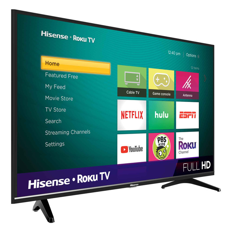 Hisense 40" Class 1080P FHD LED Roku Smart TV