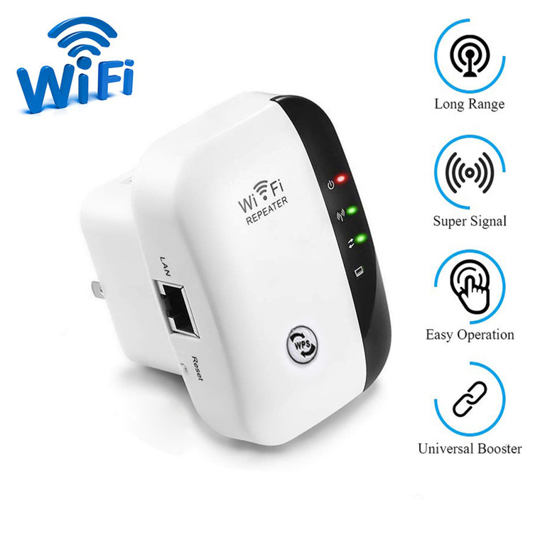 Super Boost WiFi, WiFi Range Extender | Up to 300Mbps |Repeater, WiFi Signal Booster, Access Point | Easy Set-Up - Home or Office