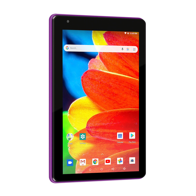 RCA Voyager 7" Tablet 1GB DDR System Memory/16GB (Micro USB Port)  Android 8.1 OS - Purple