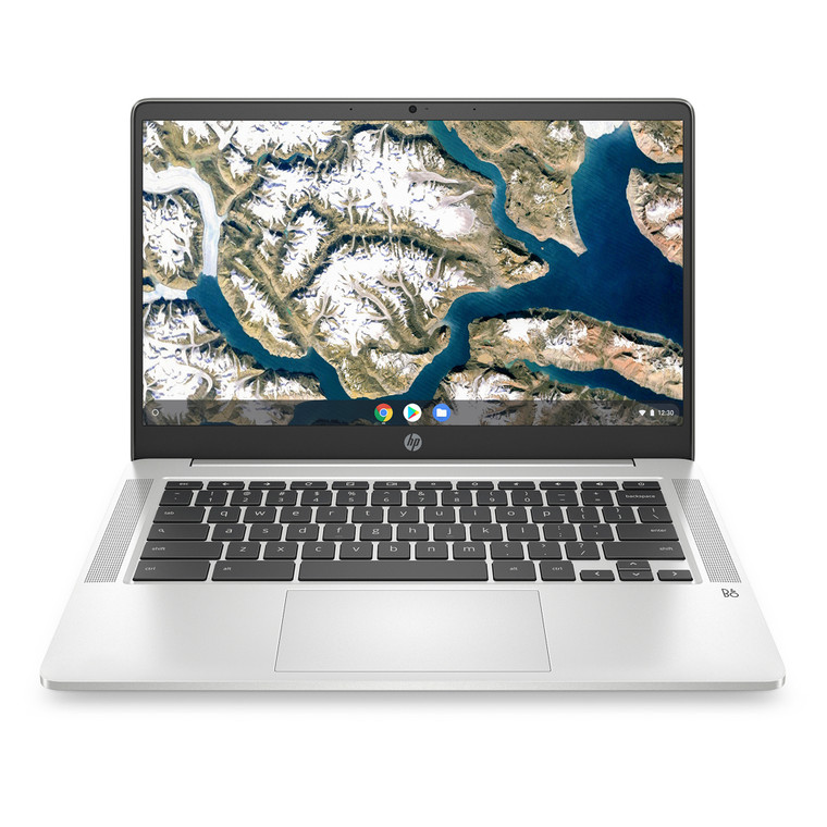 HP 14" 4GB/64GB Chromebook, 14" HD Display, Intel Pentium  N5000, 4GB RAM, 64GB eMMC, Intel UHD Graphics 605, 14a-na0031wm - Silver