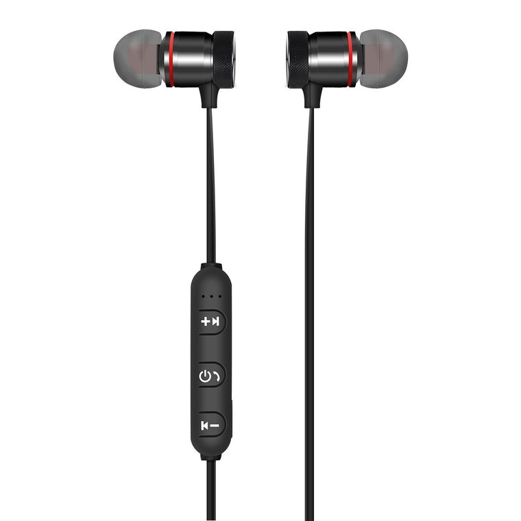 Stereo In-Ear Earphones Earbuds Handsfree Bluetooth Sport Wireless Headset - Black or Golden