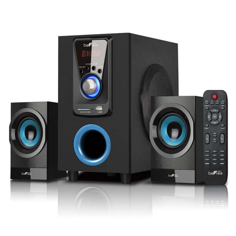 beFree Sound 2.1 Channel Surround Sound Speaker System (Bluetooth)