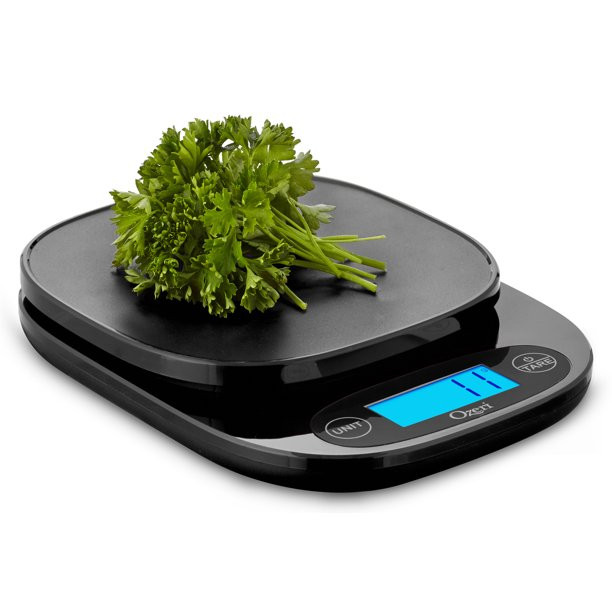 Ozeri ZK24 Garden and Kitchen Scale, with 0.5 g (0.01 oz ) Precision Weighing Technology - Weight capacity of 6000 g / 13.22 lbs