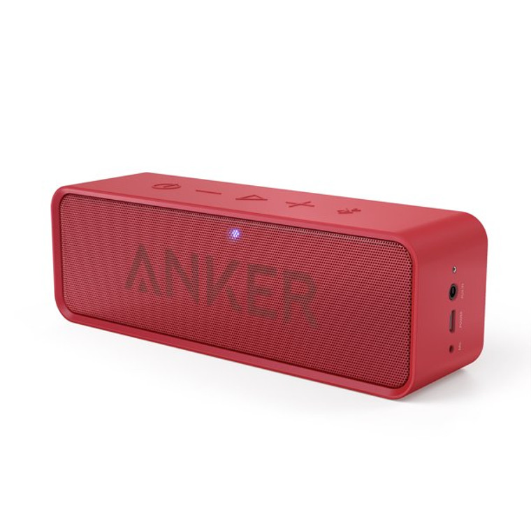 Anker Soundcore Portable Bluetooth Speaker Stereo Sound ,Waterproof,24H Playtime,Red