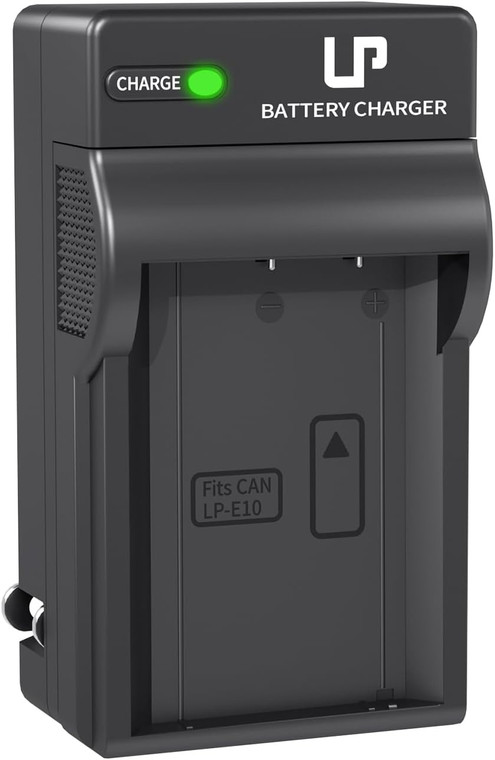 Battery Charger LP LP-E10 - Compatible with Canon EOS Rebel T7, T6, T5, T3, T100, 4000D, 3000D, 2000D, 1500D, 1300D, 1200D, 1100D & More (NOT for T3i T5i T6i T6s T7i)