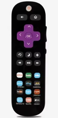 Smart Remote Control RC290 Fit for Roku Stick / Box / TV (TLC, Sharp Onn, Hisense, Toshiba, other Roku Brand TV's)