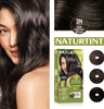 Naturtint Permanent Hair Colour Gel 3N Dark Chestnut Brown, Plant Enriched, Biobased, Ammonia Free, Long Lasting Grey Coverage and Radiant Colour, Nourishment and Protection