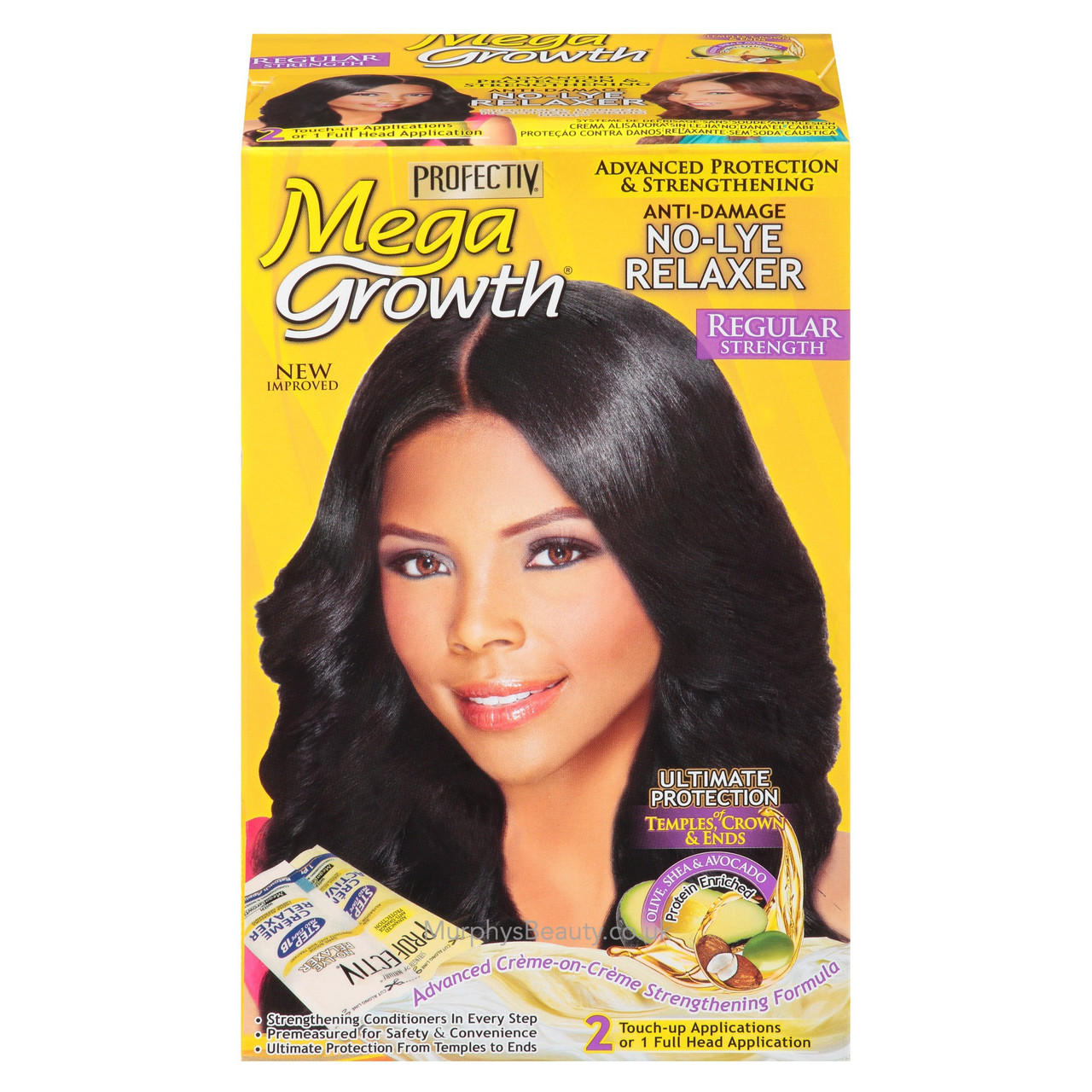 Profectiv Mega Growth NoLye Relaxer (Regular) Murphy's Hair and
