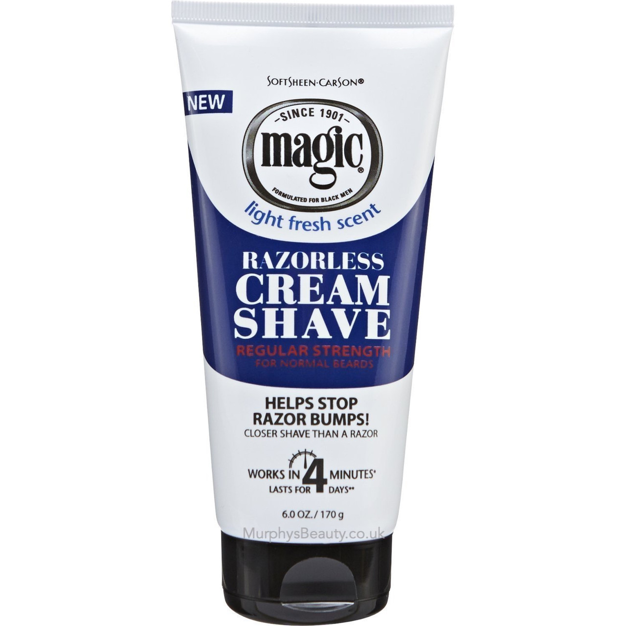 SoftSheen Carson Magic Razorless Cream Shave Regular Strength 6oz softsheen-carson-magic-razorless-cream-shave-regular-strength-6oz
