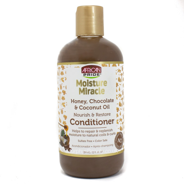 African Pride | Moisture Miracle | Honey, Chocolate & Coconut Oil Conditioner