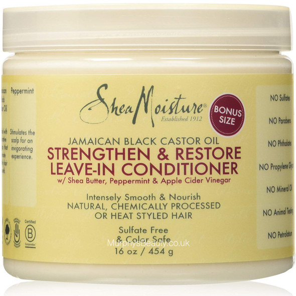 Shea Moisture | Jamaican Black Castor Oil | Strengthen and Restore Leave-in Conditioner