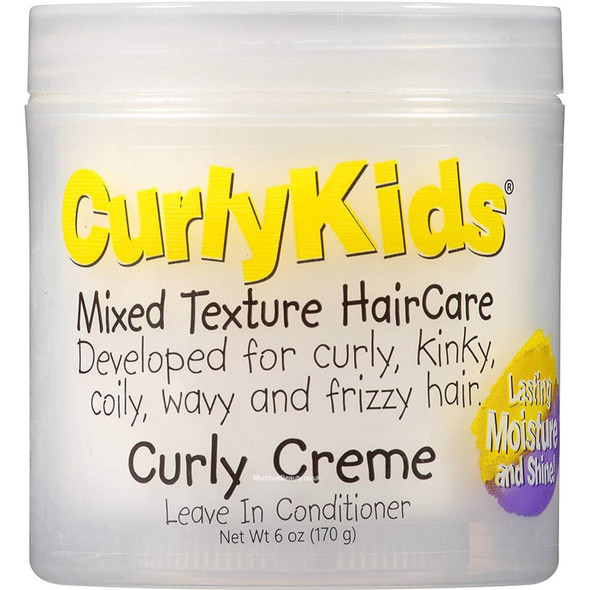 CurlyKids| Mixed Texture Hair Care | Curly Creme (6oz)