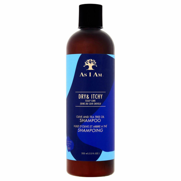 As I Am | Dry & Itchy | Olive & Tea Tree Oil Shampoo(12oz)